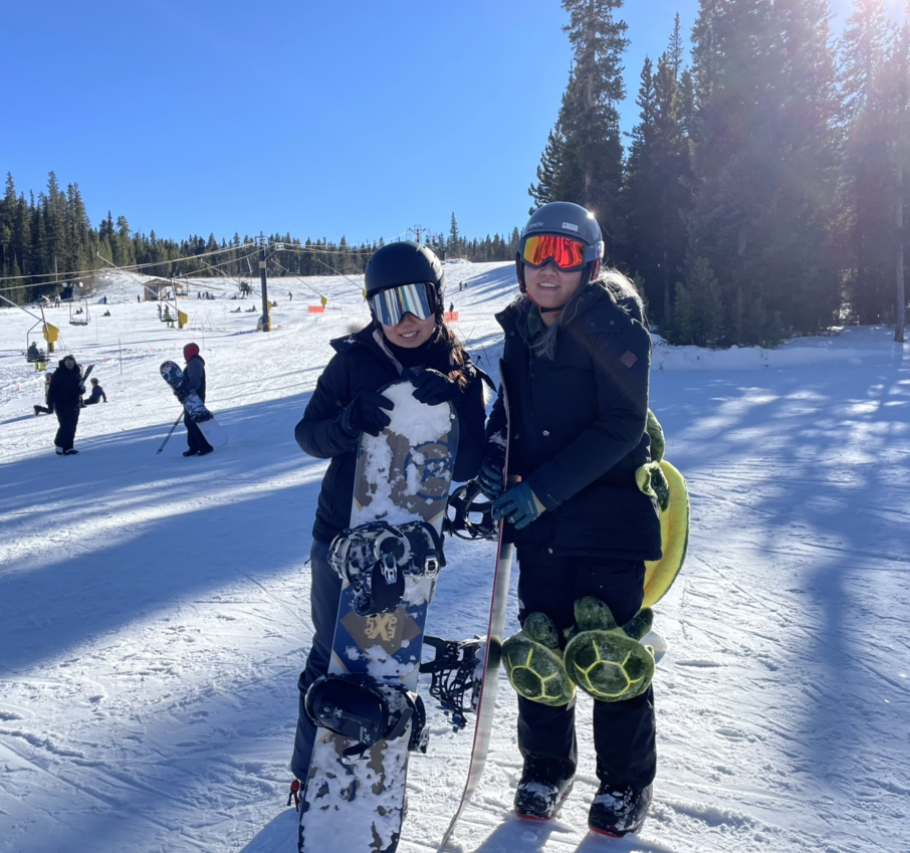 Snowboading in Eldora, Colorado